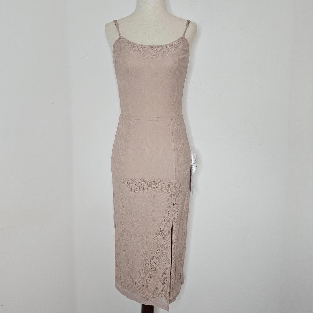 NWT Dress the Population Zahra Lace Bodycon Dress Size Small